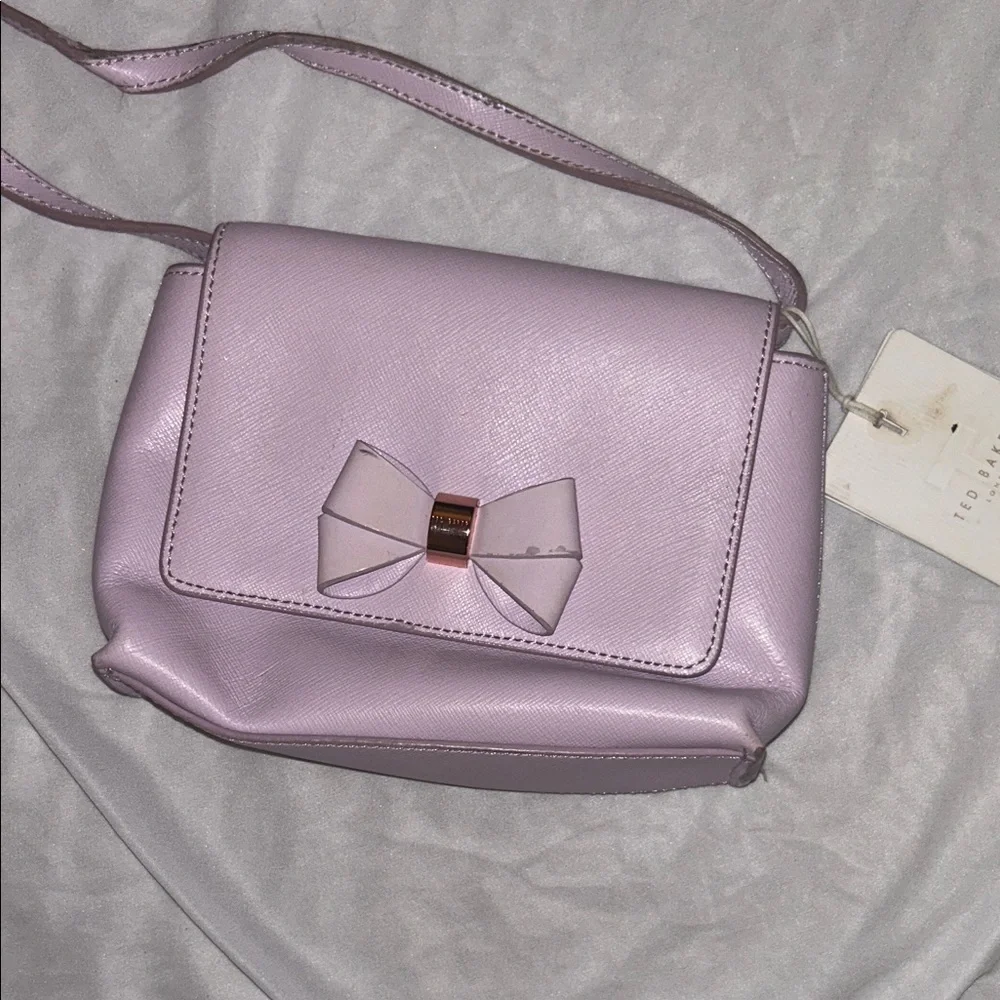 Ted Baker London Lilac Bow Crossbody Bag - Picture 2 of 4